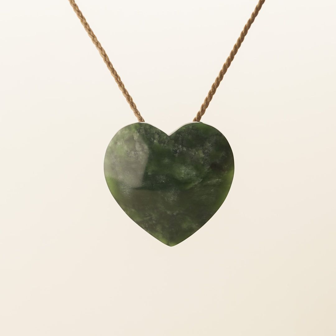 Manawa Large Pounamu Pendant