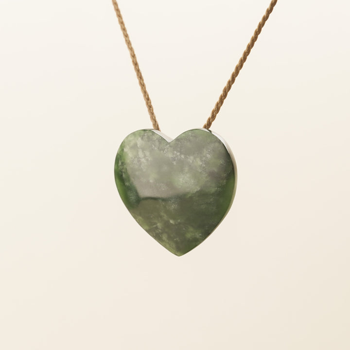 Manawa Large Pounamu Pendant