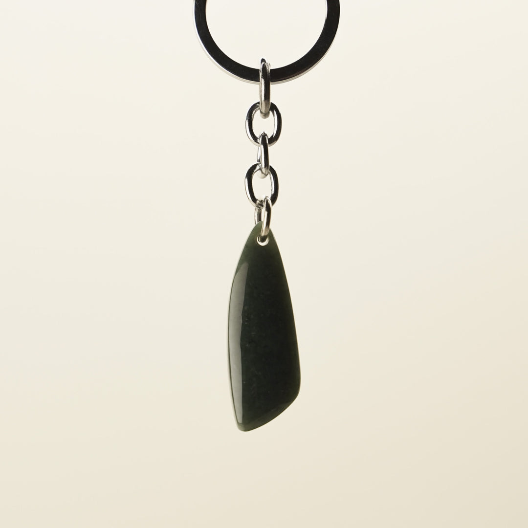 Greenstone Drop Keychain