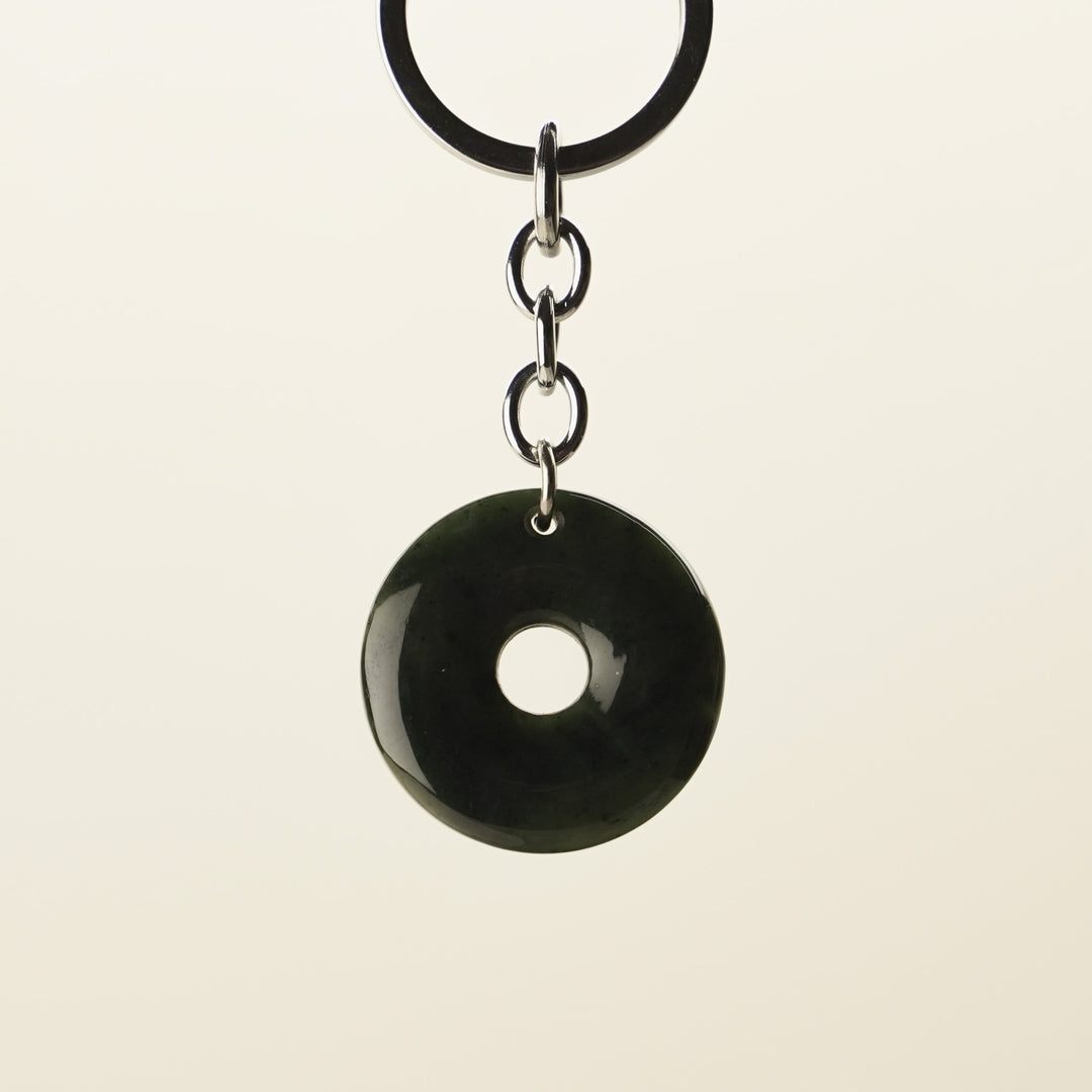 Porowhita Greenstone Key Ring
