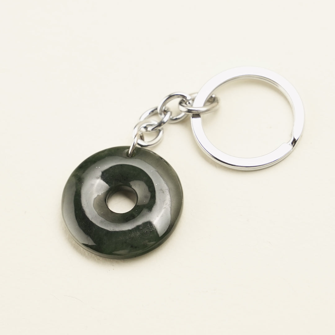 Porowhita Greenstone Key Ring