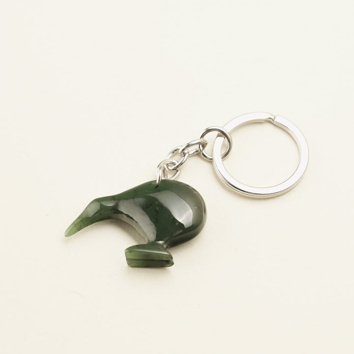 Greenstone Kiwi Keychain