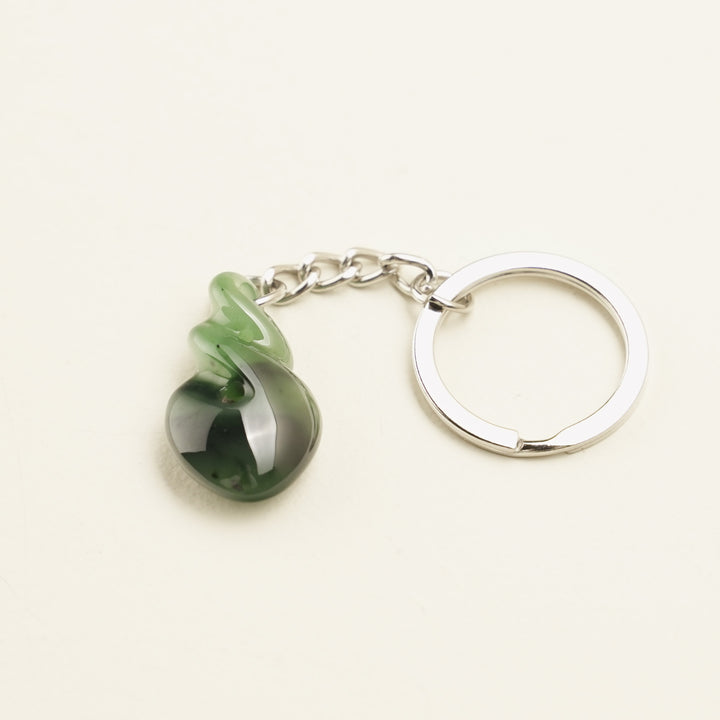 Pikorua Twist Greenstone Key Ring