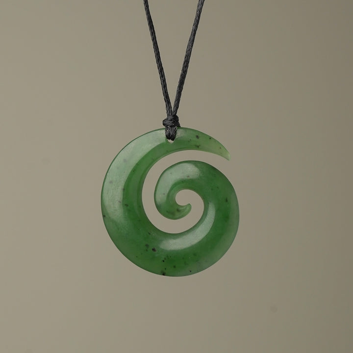 Small Open Koru Pounamu Pendant