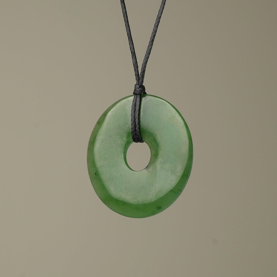 Large Porowhita Greenstone Pendant