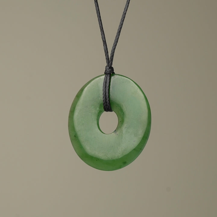 Large Porowhita Greenstone Pendant