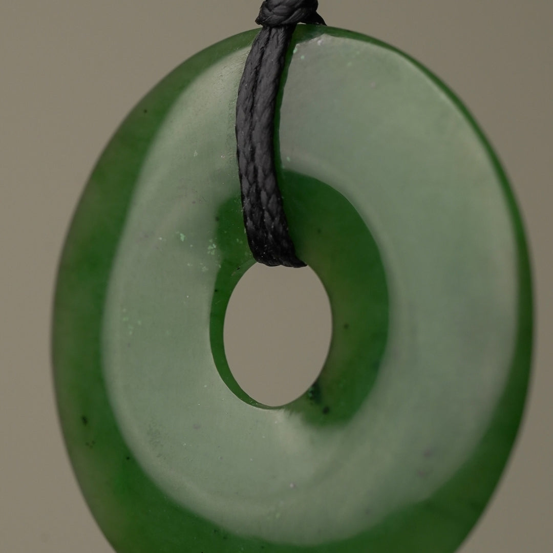 Large Porowhita Greenstone Pendant