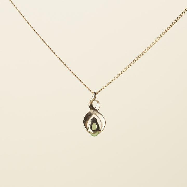 Kahurangi Pounamu Pikorua Pendant in 9k Gold