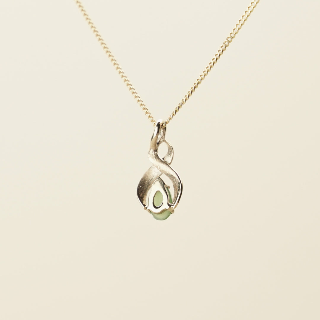 Kahurangi Pounamu Pikorua Pendant in 9k Gold