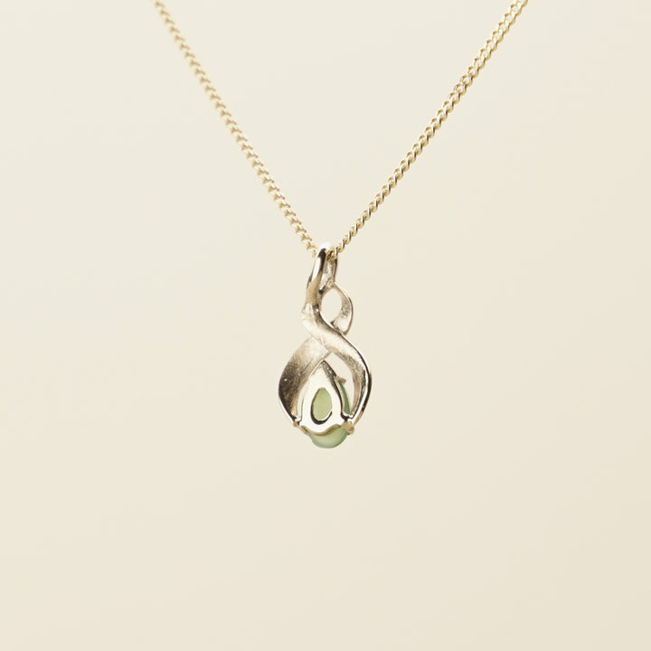 Kahurangi Pounamu Pikorua Pendant in 9k Gold