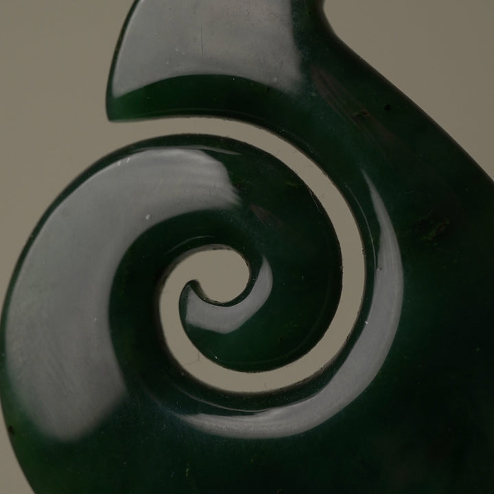 Medium Koru Hei Matau Pendant