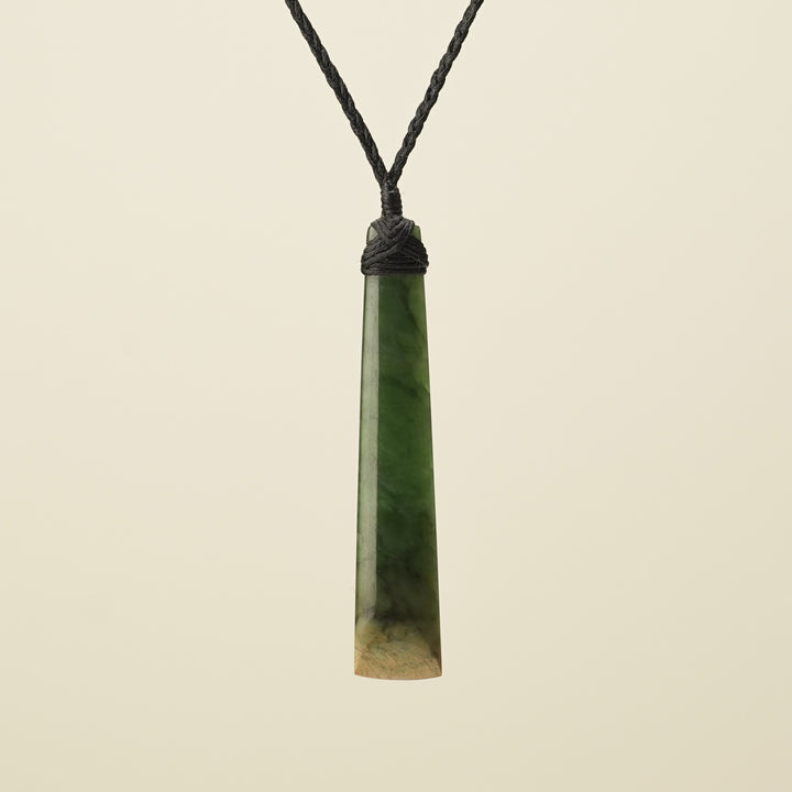 Flower Pounamu Toki Medium Pendant