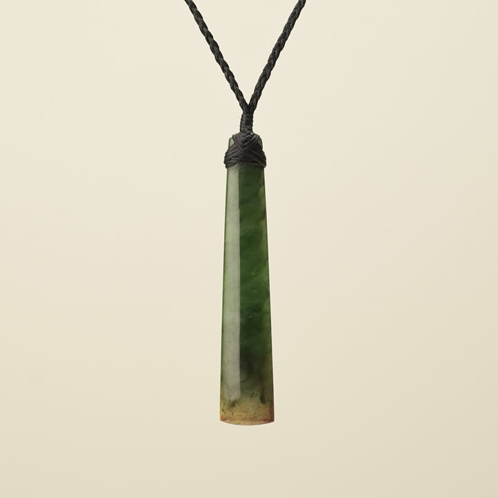 Flower Pounamu Toki Medium Pendant