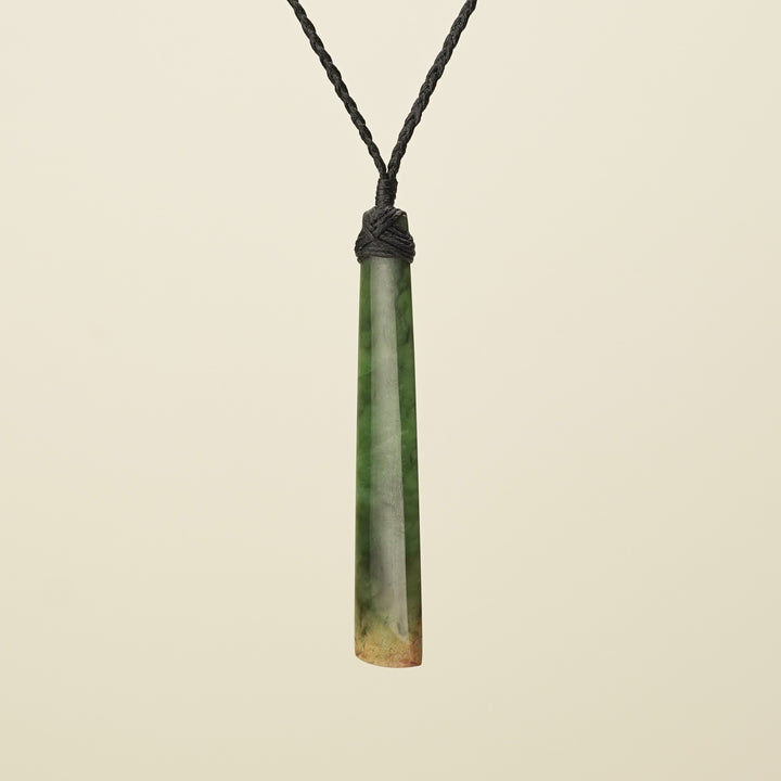Flower Pounamu Toki Medium Pendant