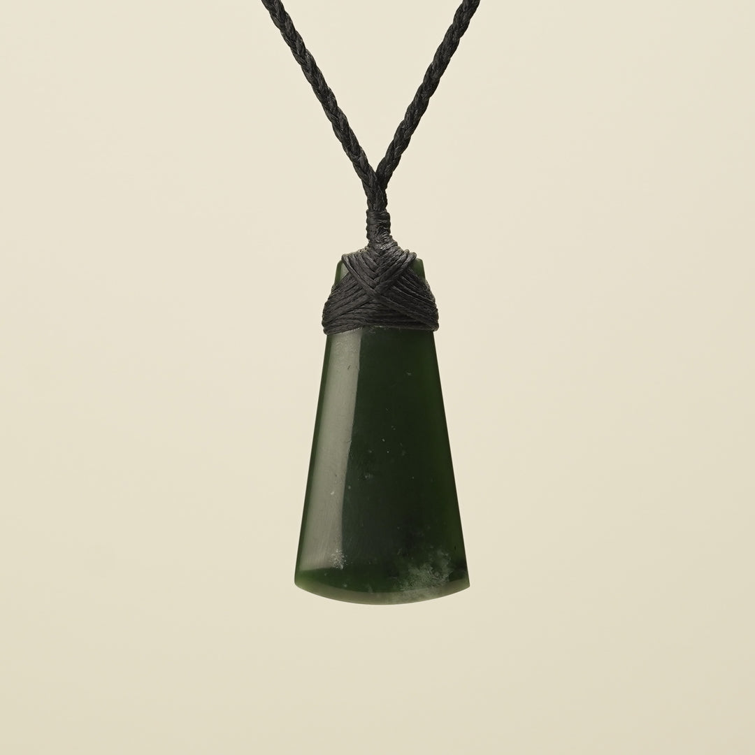 Small Dark Flower Pounamu Toki