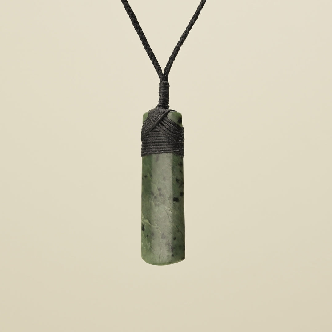 Toki Whakarei Carved Kōkopu Pounamu Pendant