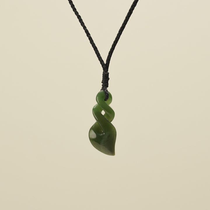 Pikorua Triple Kawakawa Pounamu Small Pendant