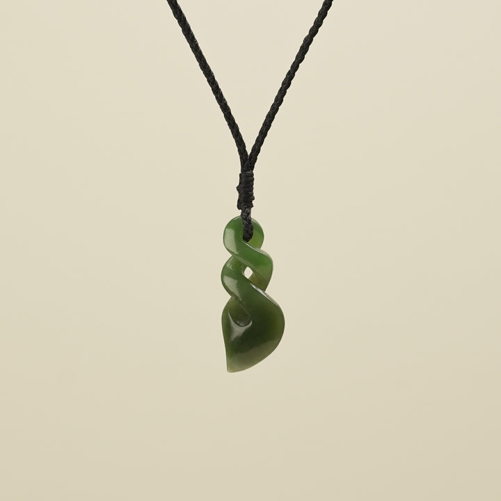 Pikorua Triple Kawakawa Pounamu Small Pendant