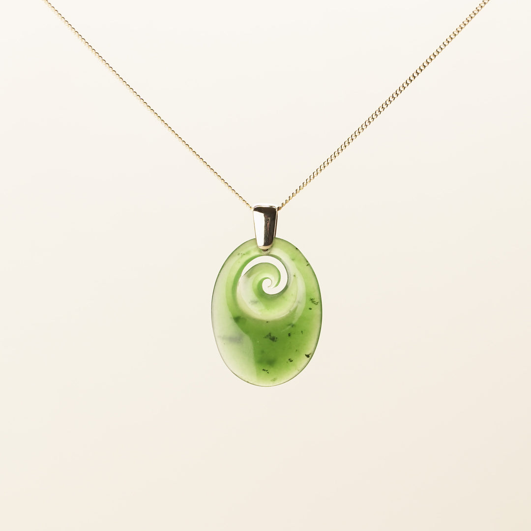 Kahurangi XS Koru Pounamu Pendant