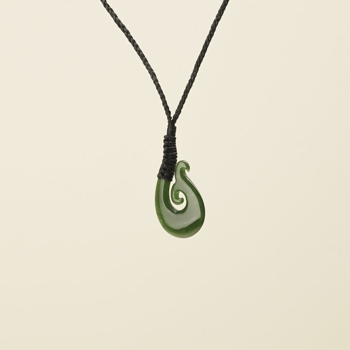 Hei Matau Whale's Tail Small Pendant