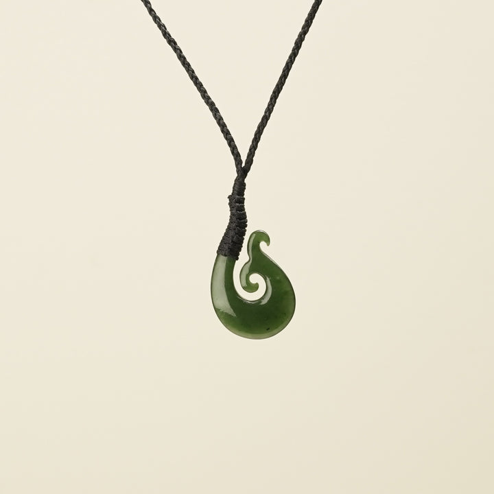 Hei Matau Whale's Tail Small Pendant