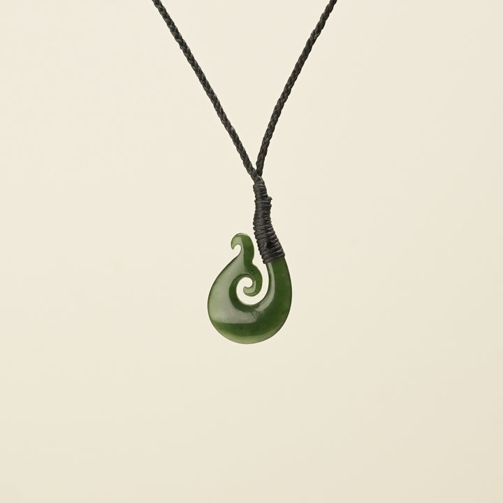 Hei Matau Whale's Tail Small Pendant