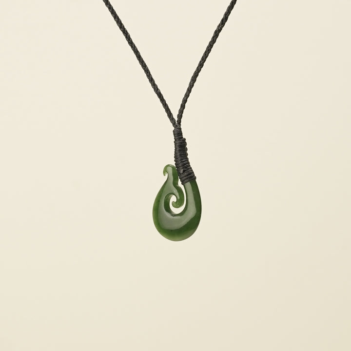 Hei Matau Whale's Tail Small Pendant