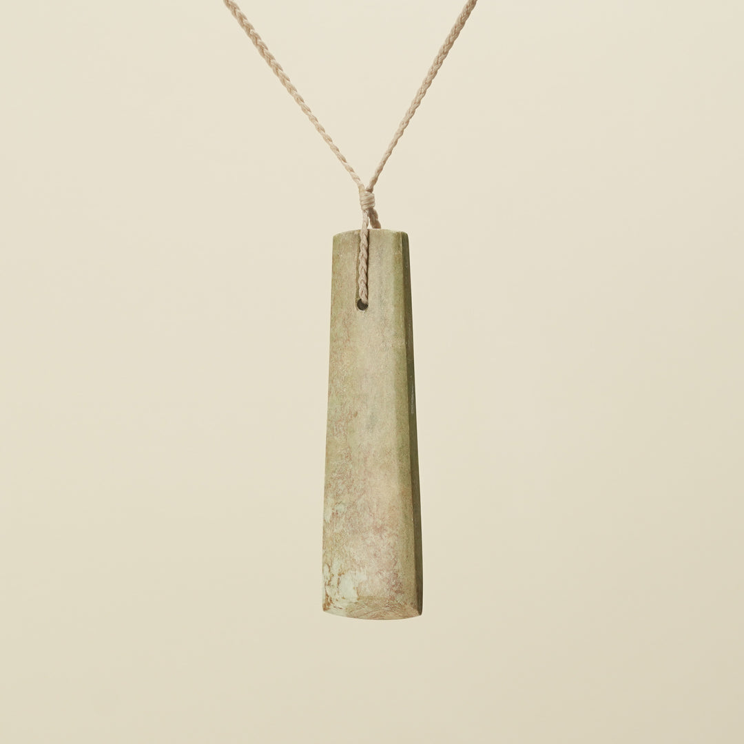 Toki Raukaraka Pounamu Extra Large Pendant