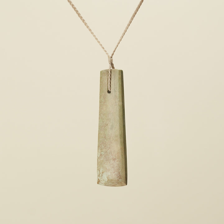 Toki Raukaraka Pounamu Extra Large Pendant
