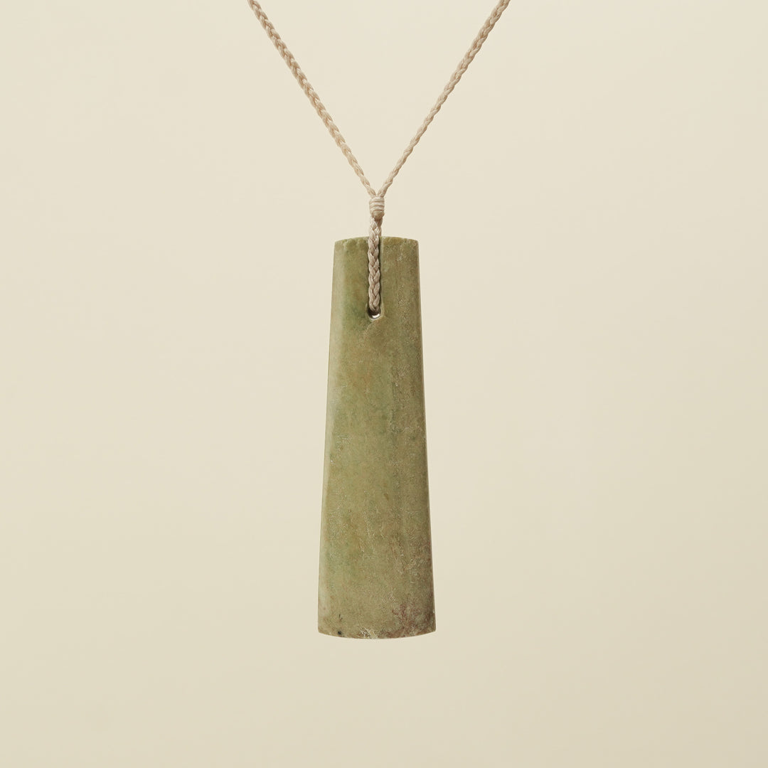 Toki Raukaraka Pounamu Extra Large Pendant