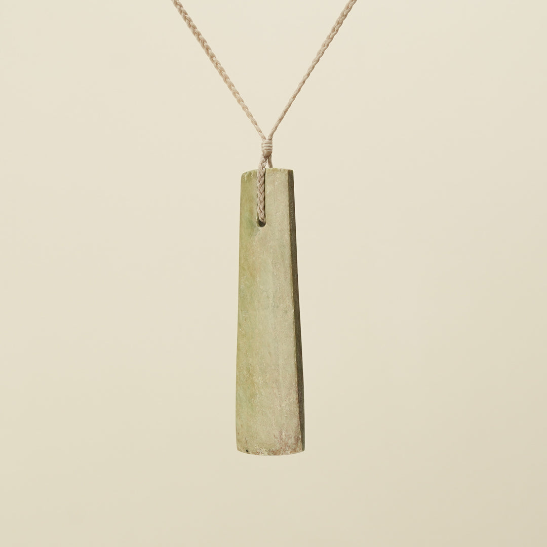 Toki Raukaraka Pounamu Extra Large Pendant