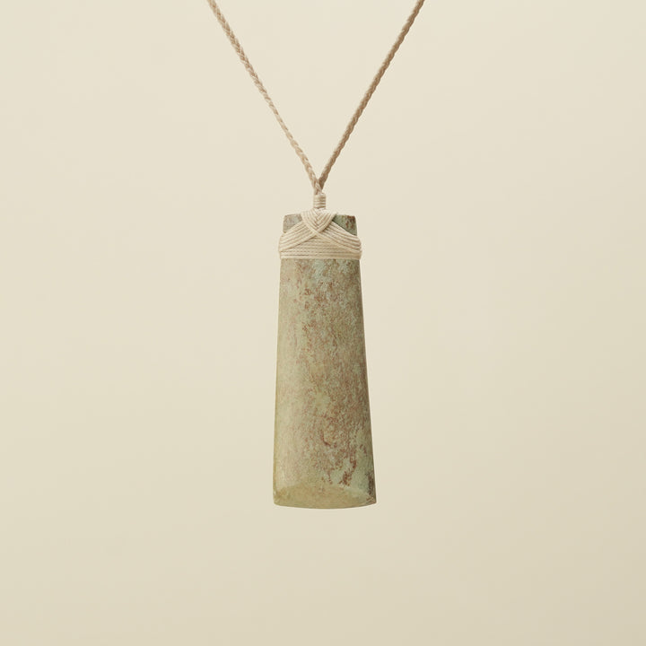 Toki – Raukaraka Pounamu Extra Large Pendant