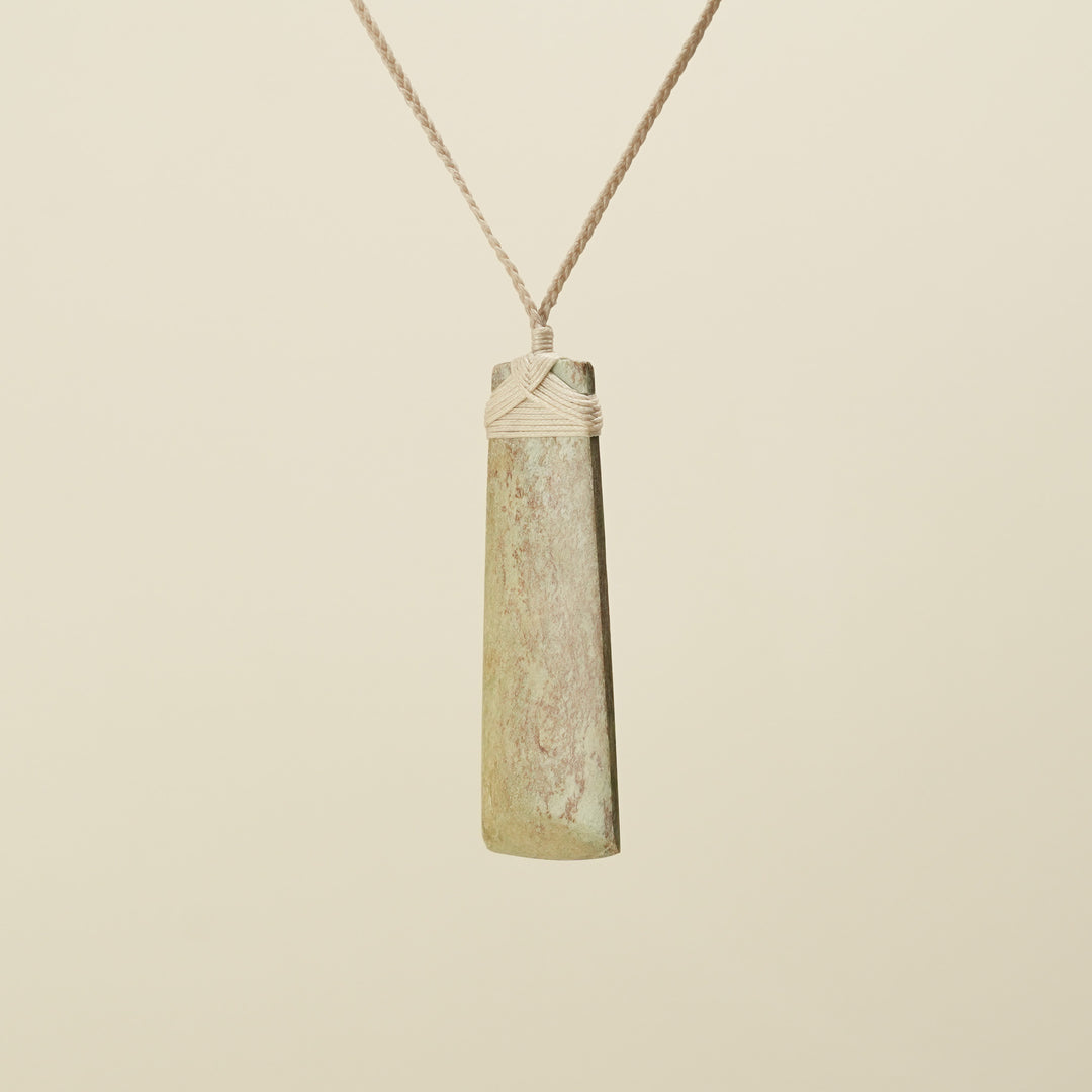 Toki – Raukaraka Pounamu Extra Large Pendant