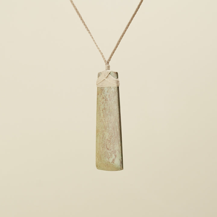 Toki – Raukaraka Pounamu Extra Large Pendant