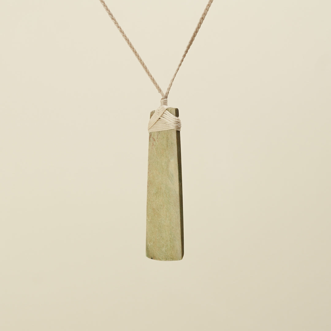 Toki – Raukaraka Pounamu Extra Large Pendant