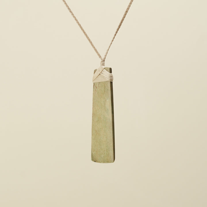 Toki – Raukaraka Pounamu Extra Large Pendant