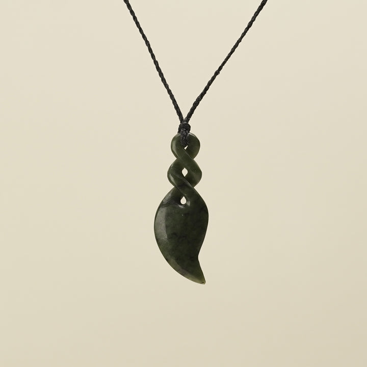 Double Pikorua Hapopo Pounamu Large