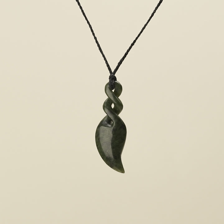 Double Pikorua Hapopo Pounamu Large