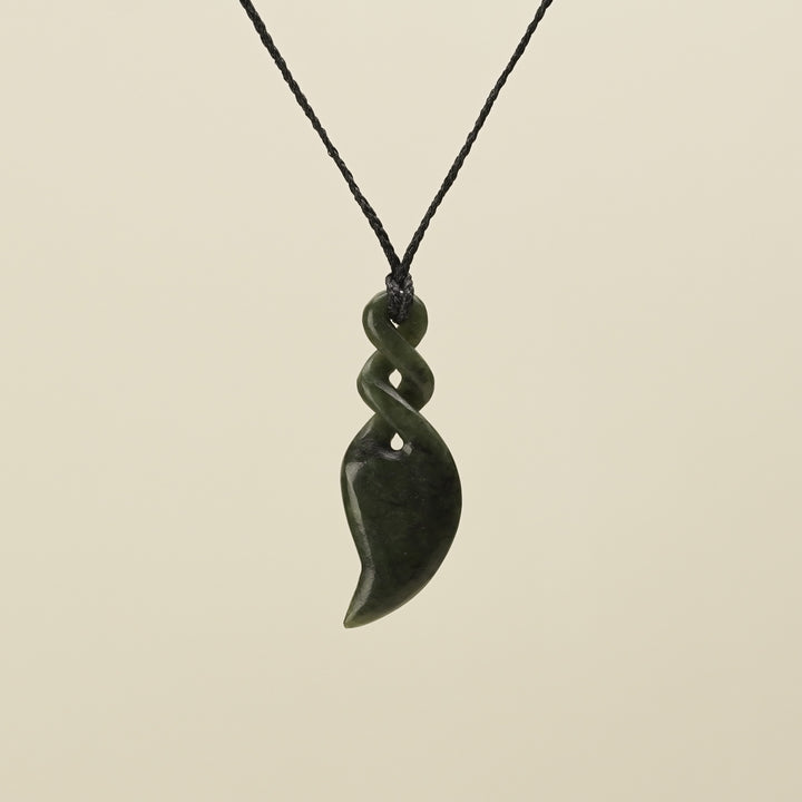 Double Pikorua Hapopo Pounamu Large