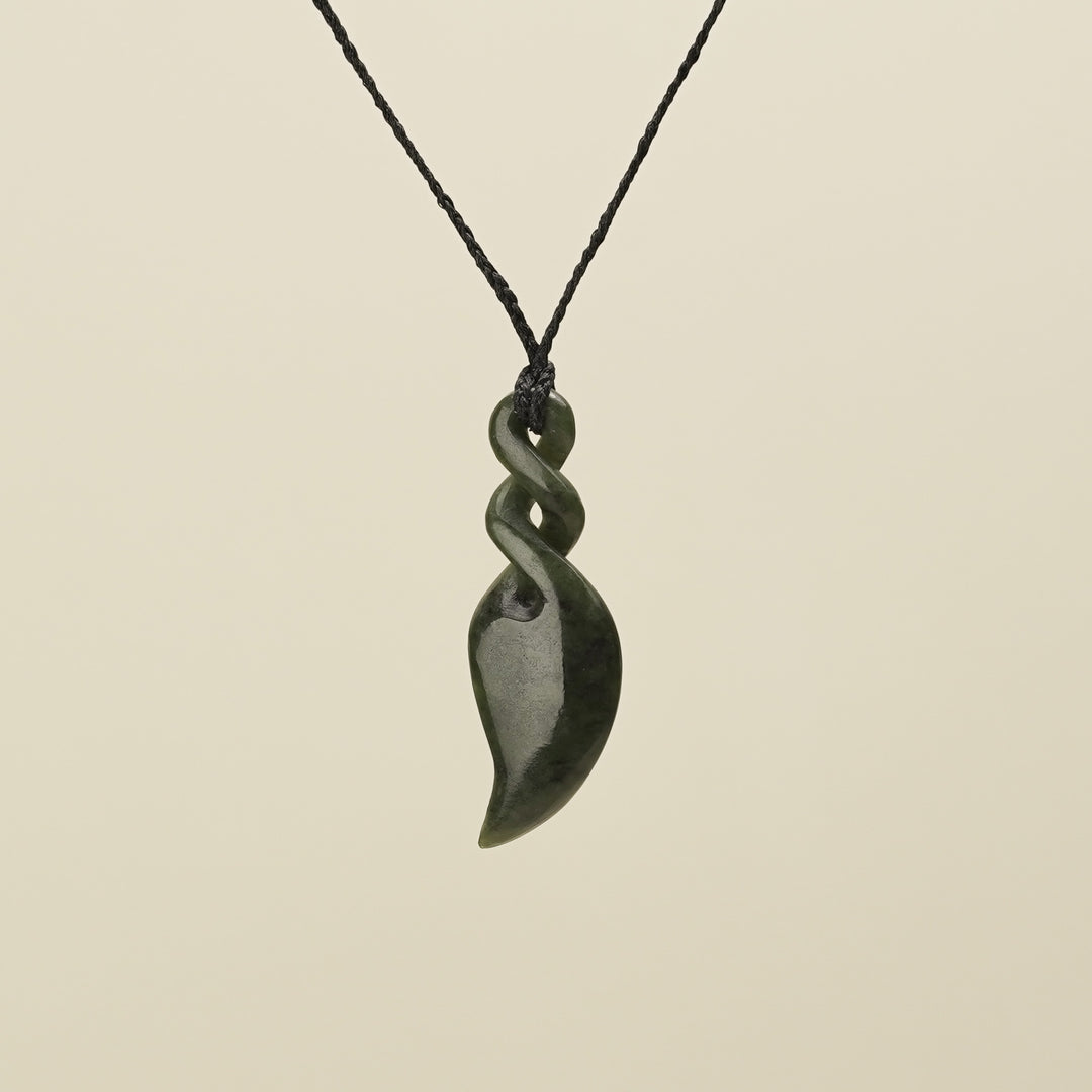 Double Pikorua Hapopo Pounamu Large