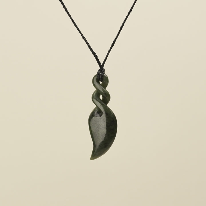 Double Pikorua Hapopo Pounamu Large