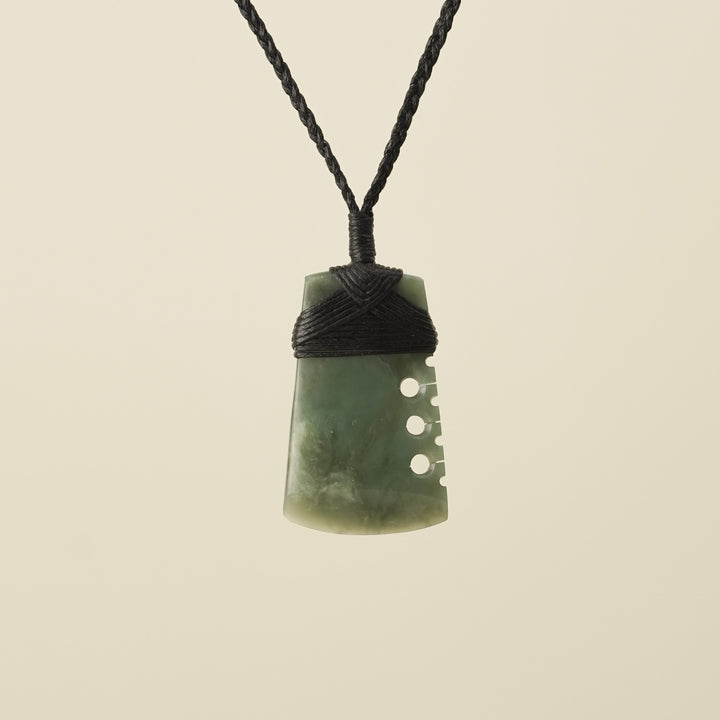 Notched Toki Inanga Extra Small Pendant Black Binding