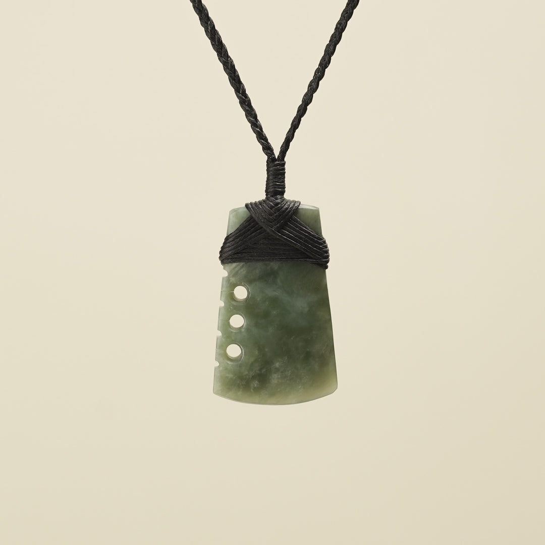 Notched Toki Inanga Extra Small Pendant Black Binding