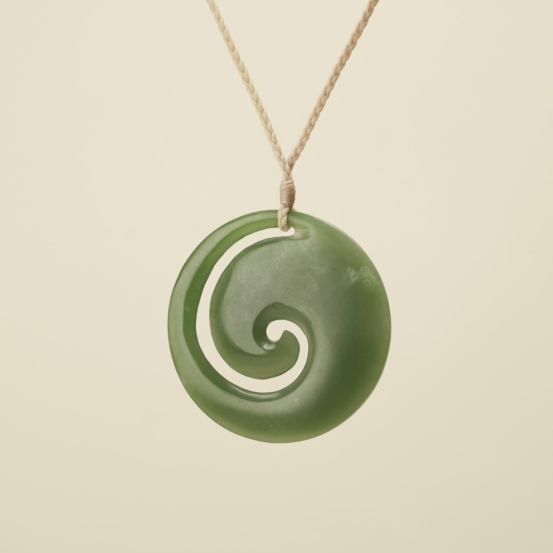 Koru Kahurangi Extra Large Pounamu Pendant