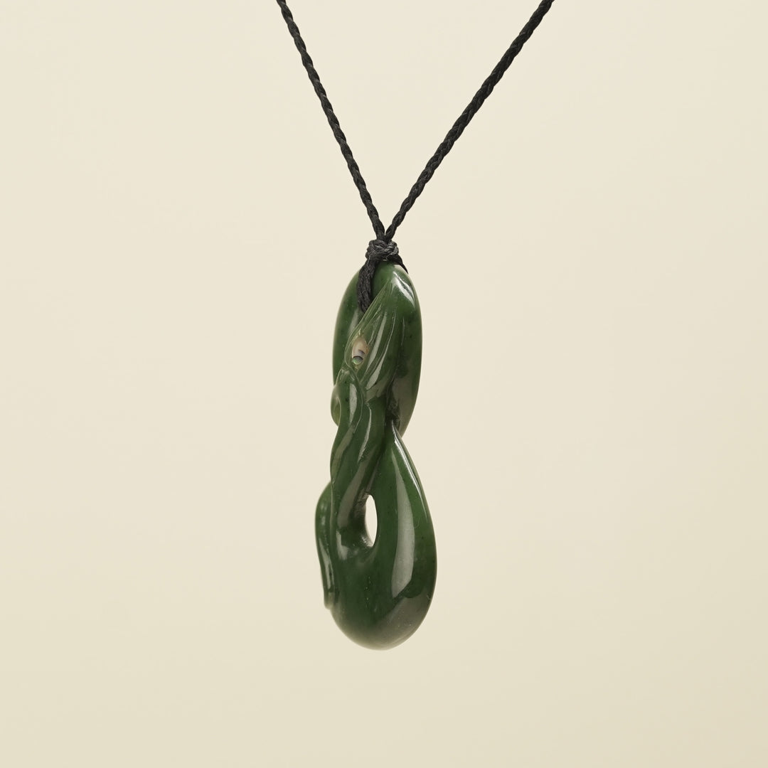 Manaia Greenstone Large Pendant