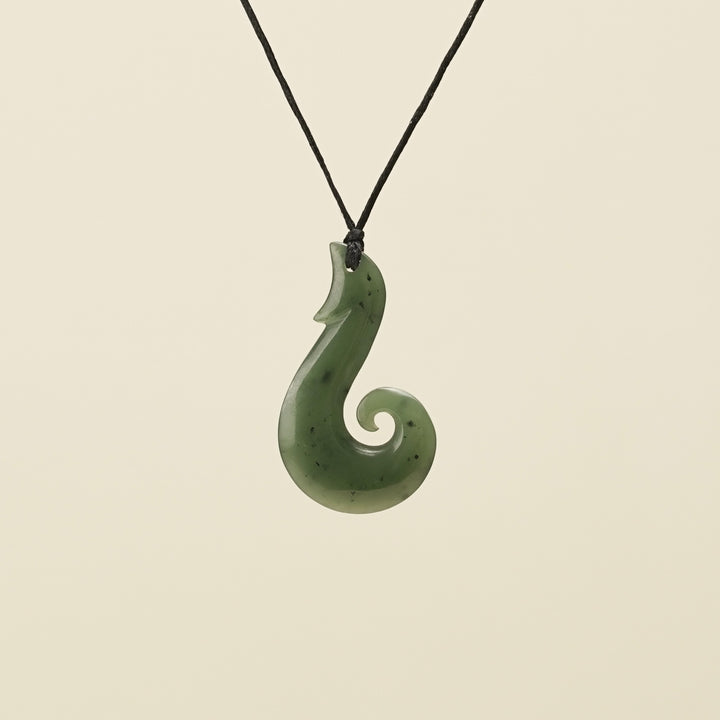Hei Matau Whale's Tail Pendant