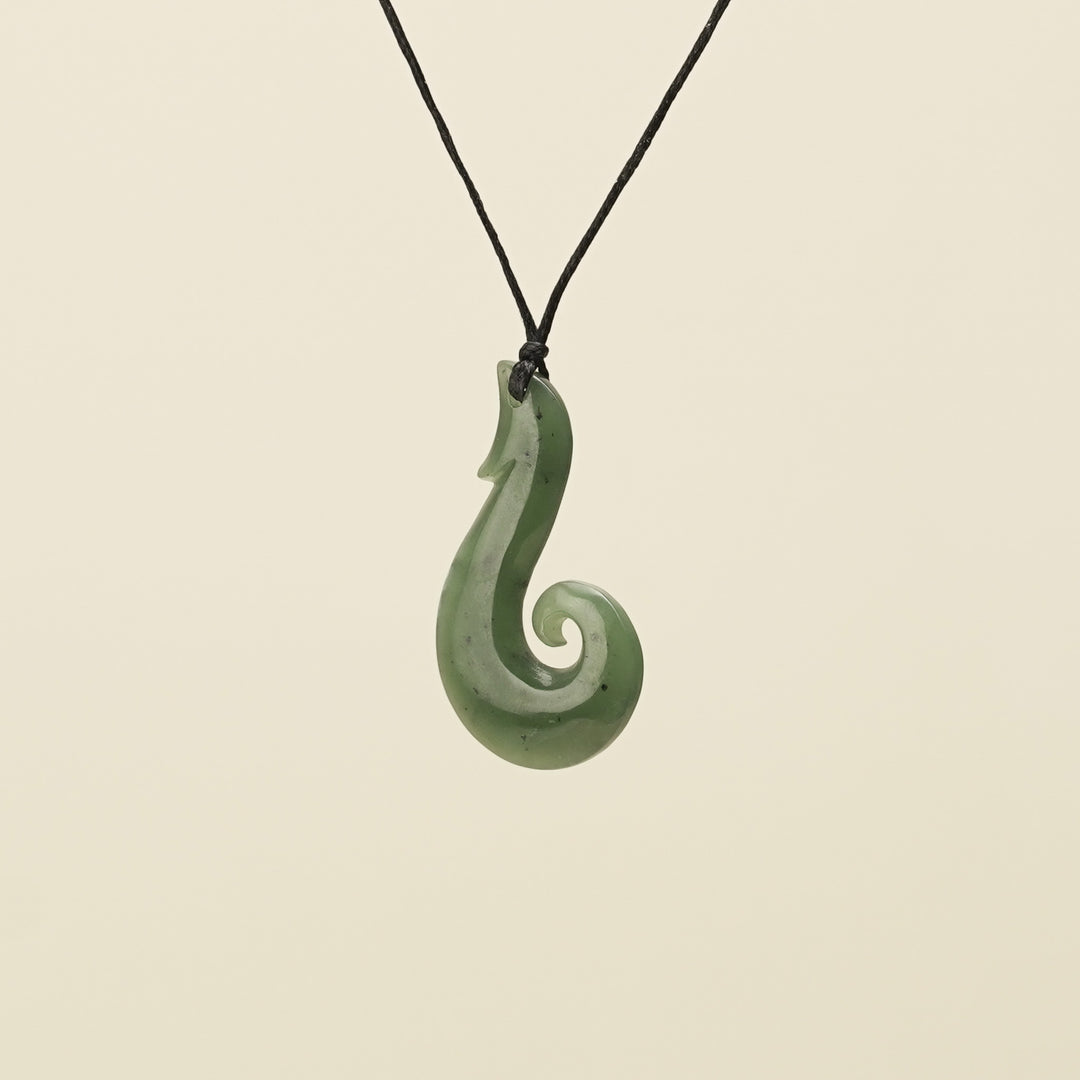 Hei Matau Whale's Tail Pendant