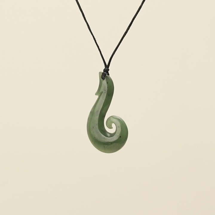 Hei Matau Whale's Tail Pendant