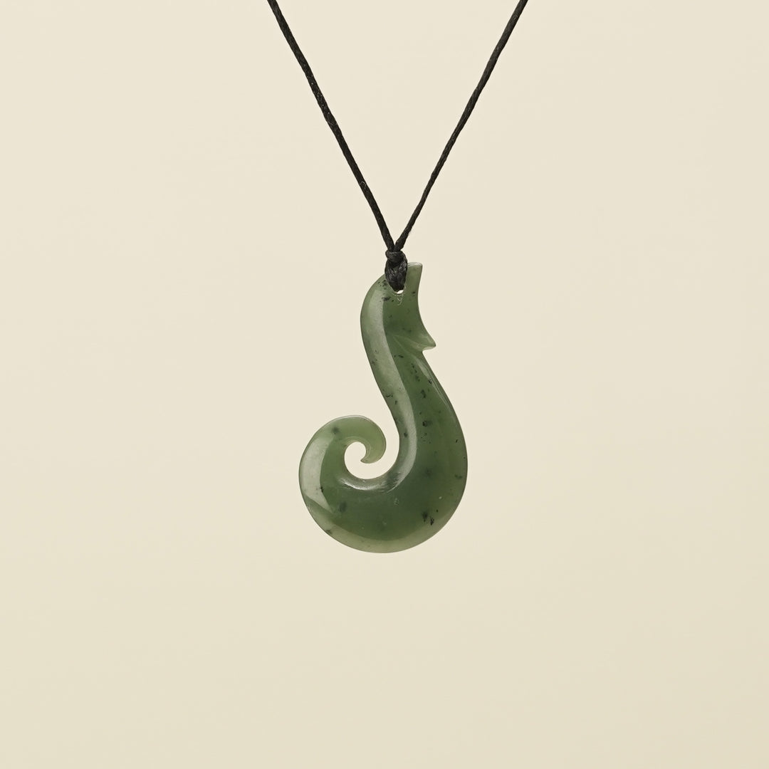 Hei Matau Whale's Tail Pendant
