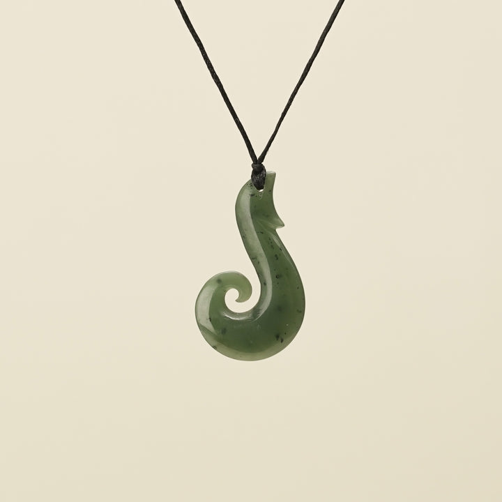 Hei Matau Whale's Tail Pendant